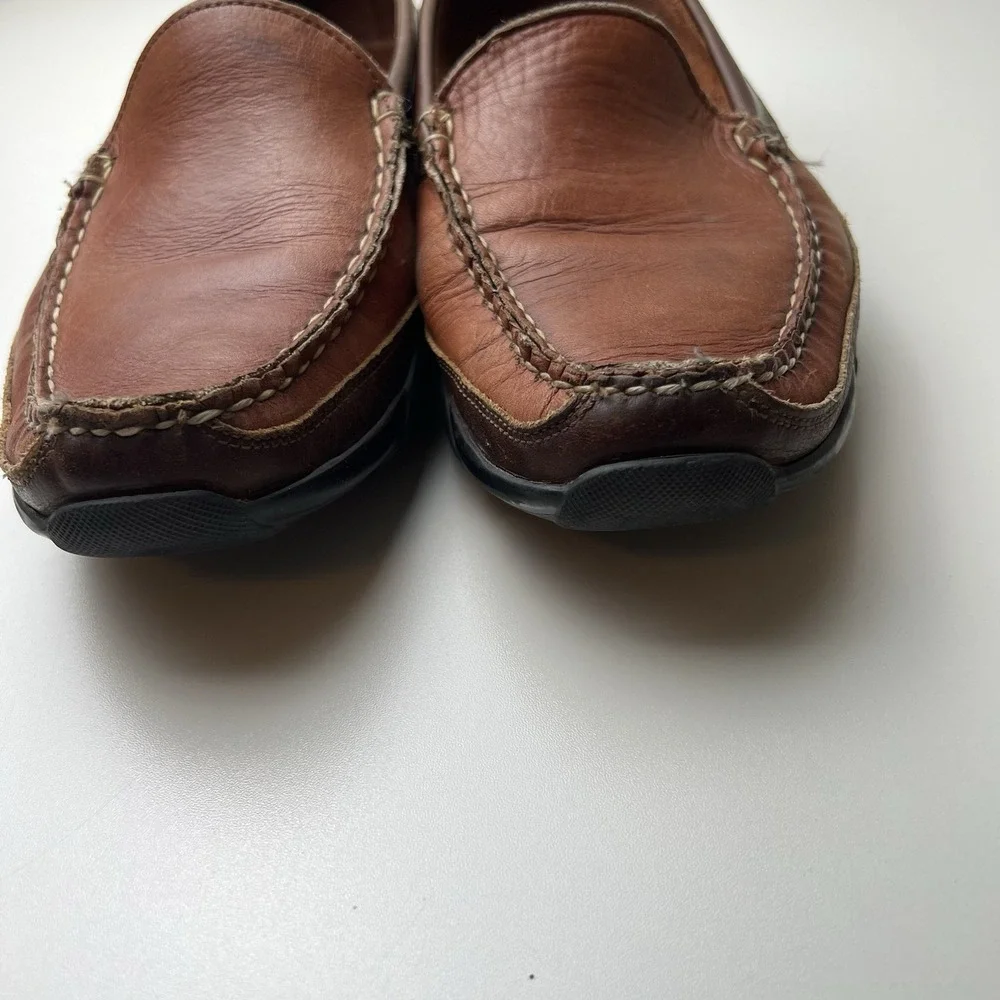 Allen Edmonds Brown Boulder Venetian Driving Moccasins 10.5 E